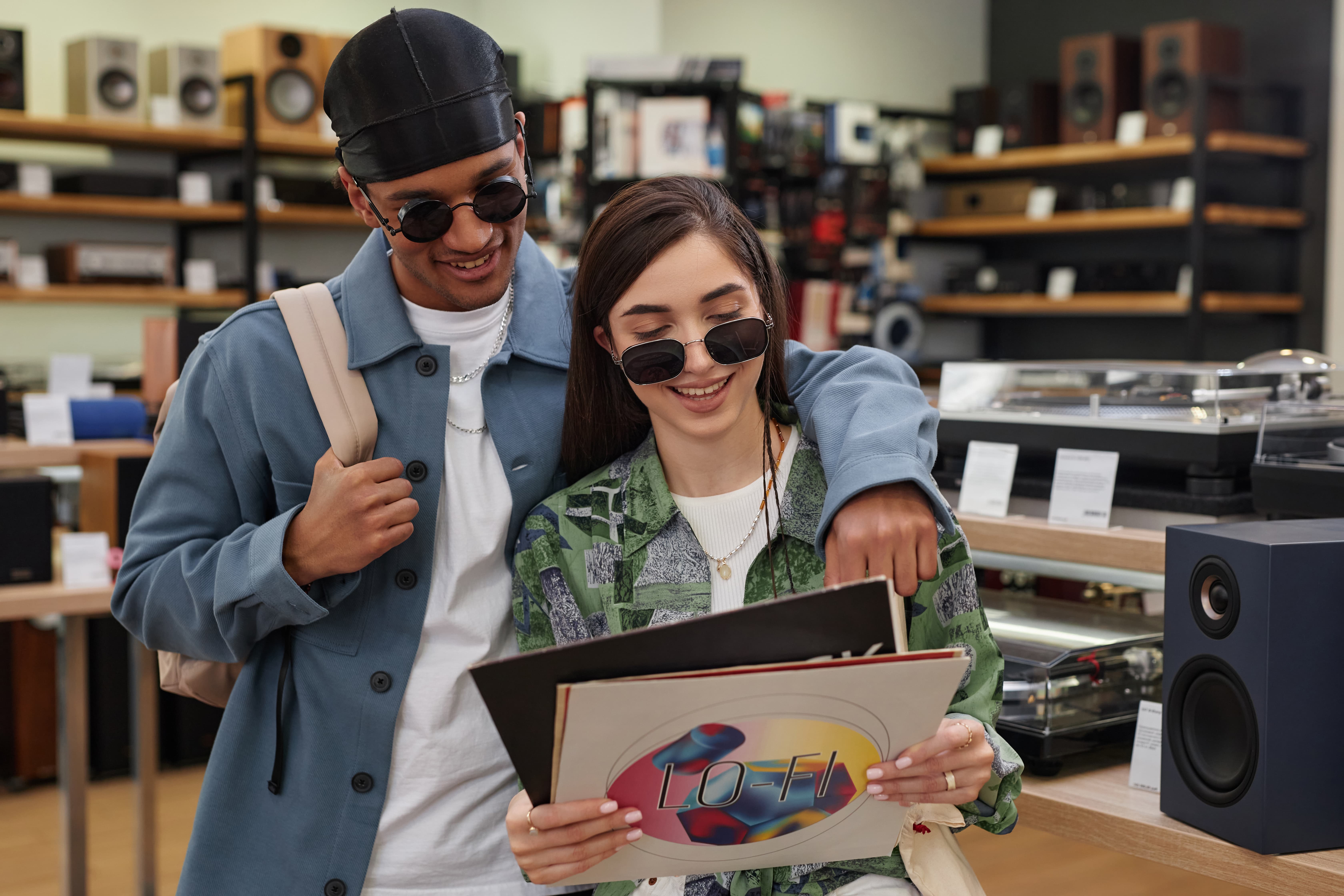 Tienda retail con música